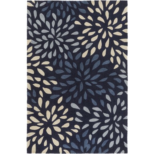 Brayden Studio Cosmopolitan Navy Area Rug