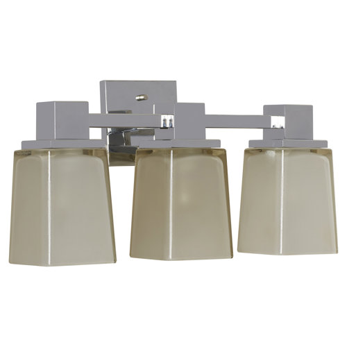 Wade Logan Paulton 3 Light Bath Vanity Light & Reviews Wayfair