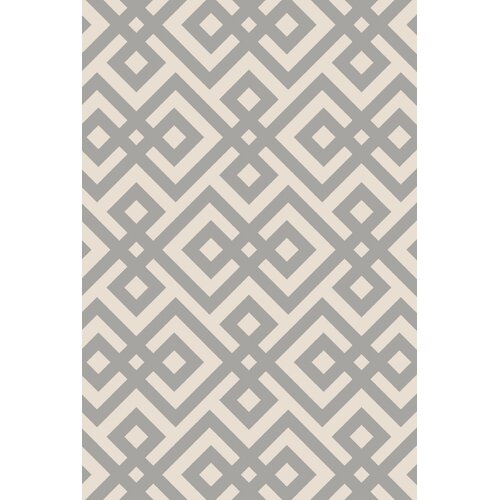 Langley Street Pompey Hand Hooked Light Gray Area Rug