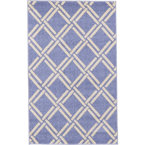 Trellis Blue Area Rug by Unique Loom