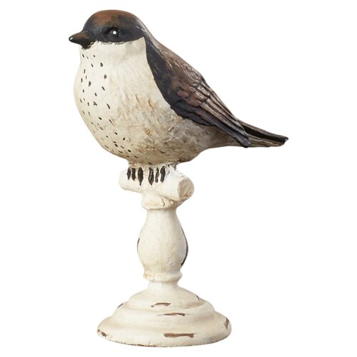 Lark Manor 4 Piece Barfleur Resin Birds on Pedestal Statue Set ...