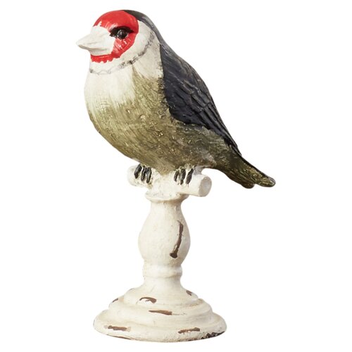 Lark Manor 4 Piece Barfleur Resin Birds on Pedestal Statue Set ...