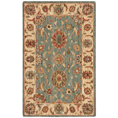 Living Treasures Aqua Area Rug Wayfair