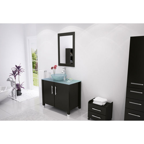 JWH Living Gemini 35.5" Single Bathroom Vanity Set & Reviews Wayfair