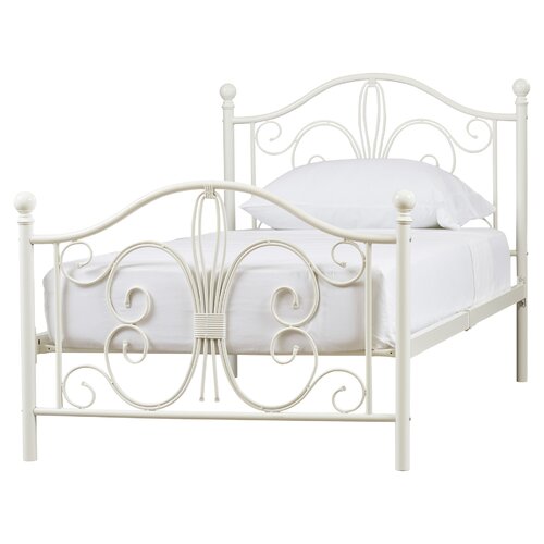 August Grove Bonnie Twin Metal Panel Bed