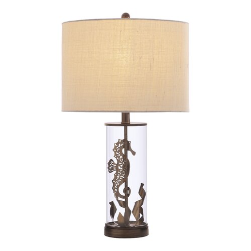 Beachcrest Home Aegean 26 H Table Lamp with Drum Shade