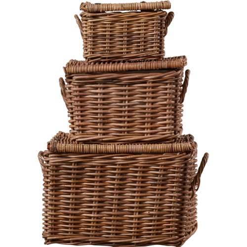 Loon Peak 3 Piece Storage Basket Set & Reviews Wayfair