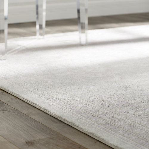 Gray/Lavender Area Rug Wayfair