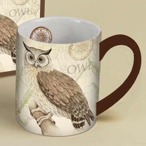 Lang 14 oz. Owl Mug