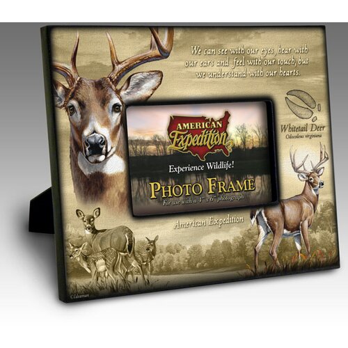 Whitetail Deer Canvas Picture Frame by AmericanExpedition