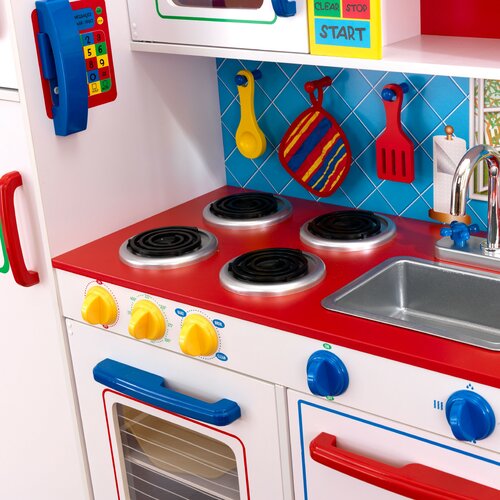 kidkraft let's cook wooden kitchen