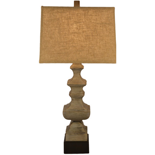 Beachcrest Home Fort Myers Beach Table Lamp with Square Shade & Reviews
