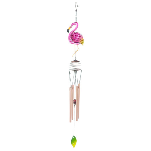 Flamingo Wind Chime Wayfair