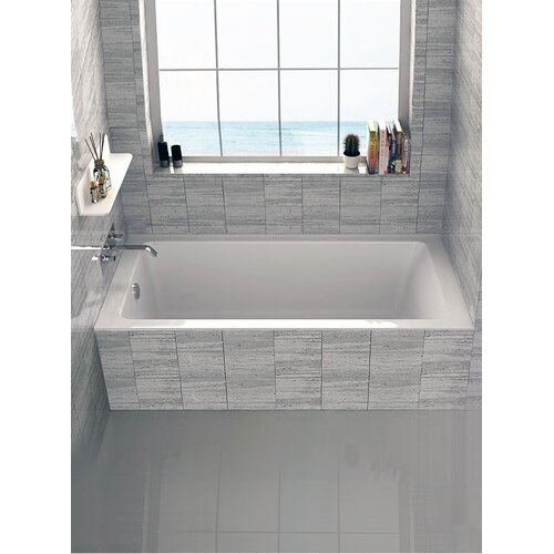 Drop In or Alcove 32 x 60 Soaking Bathtub by Fine Fixtures