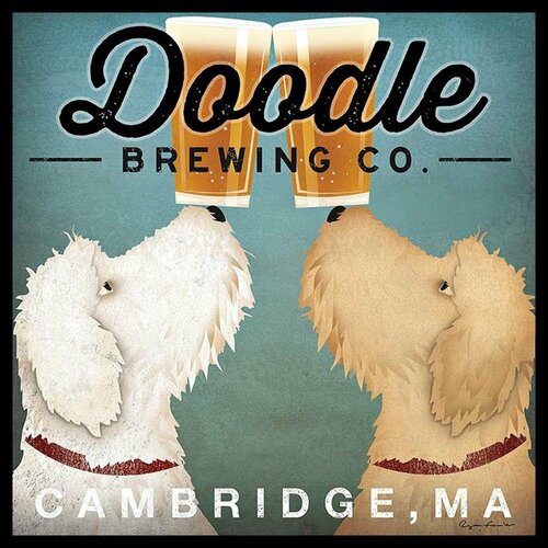 Buy Art For Less Doodle Brewing Company Cambridge by Ryan Fowler