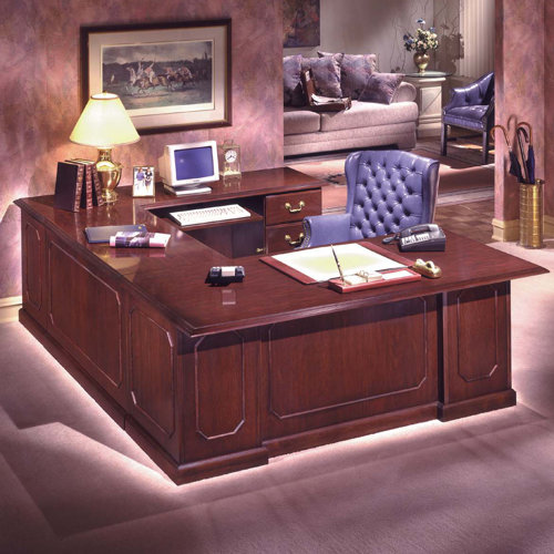 Governor's 110" W Executive UShape Desk with Right Return Wayfair