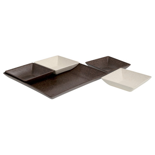 5 Piece Serving and Snack Tray Set Wayfair
