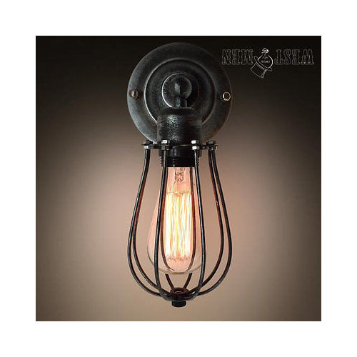 westmen lights 1 light squirrel cage wall sconce reviews westmen lights 1 light squirrel cage wall sconce reviews