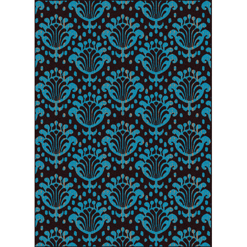 Bambari Blue/Black Area Rug Wayfair