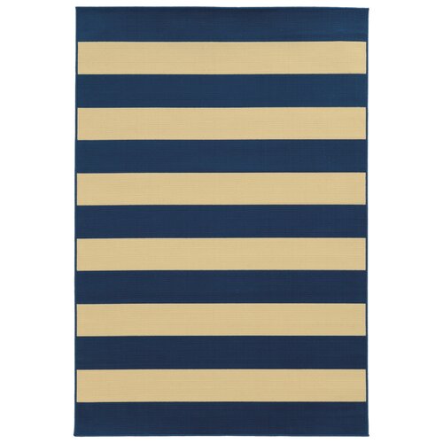 Threadbind Cannes Blue/Ivory Indoor/Outdoor Area Rug