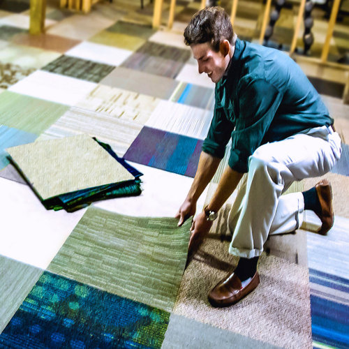 Nance Industries Assorted Do It Yourself 24" x 24" Carpet Tile