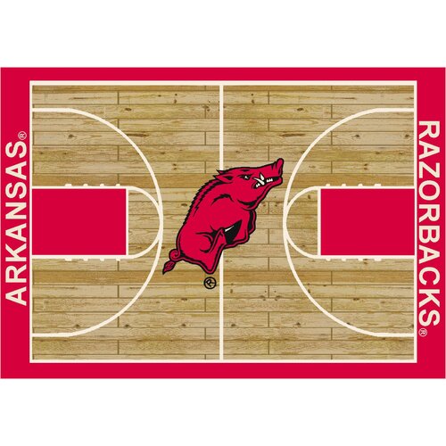 My Team by Milliken NCAA Court Arkansas Novelty Rug