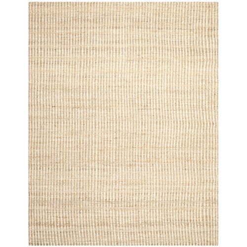 Natural Fiber Contemporary Ivory Area Rug by Safavieh