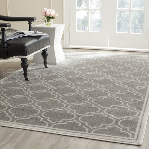 Amherst Light Grey & Ivory Outdoor Area Rug by Safavieh