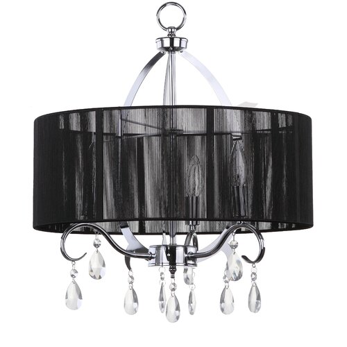 New Vienna 3 Light Drum Chandelier by Safavieh