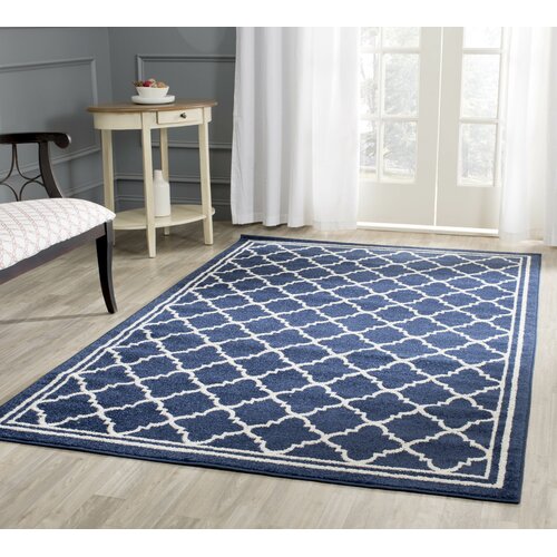 Safavieh Amherst Navy/Beige Indoor/Outdoor Area Rug