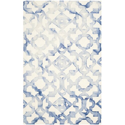 Dip Dye Ivory & Blue Area Rug by Safavieh