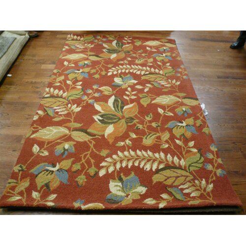 Blossom Rust Floral Area Rug by Safavieh