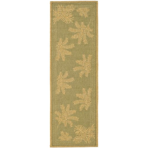 Safavieh Courtyard Green Outdoor Rug