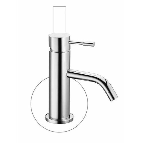 Spillo Single Hole Bathroom Sink Faucet with Single Handle by Fima by