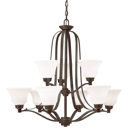 Langford 9 Light Chandelier by Kichler