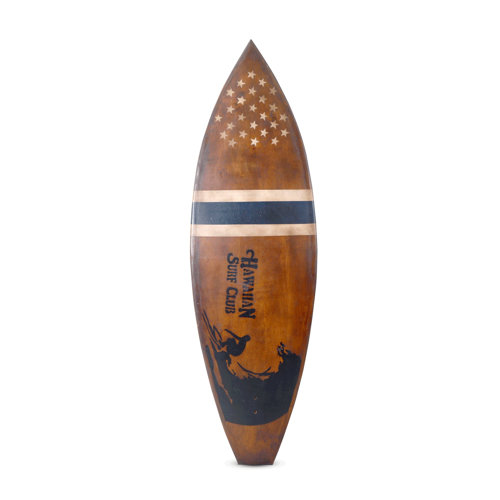 Decorative Wooden Surfboard Wayfair
