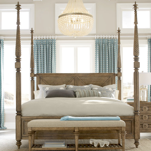 Pavilion California King Four Poster Bed Wayfair