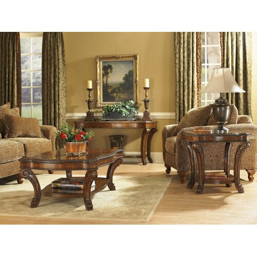 Old World Coffee Table Set