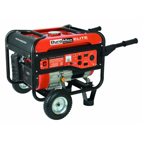 Elite 7.0 Hp 4,400 Watt Gasoline Generator with Wheel Kit by Duromax