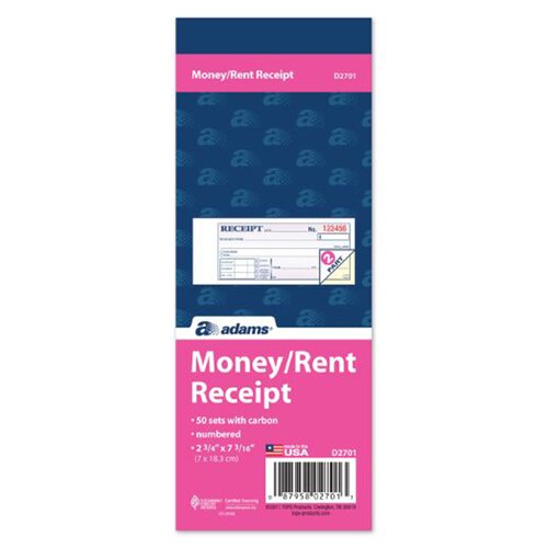 2 Part Carbonless Money/Rent Receipt Book | Wayfair