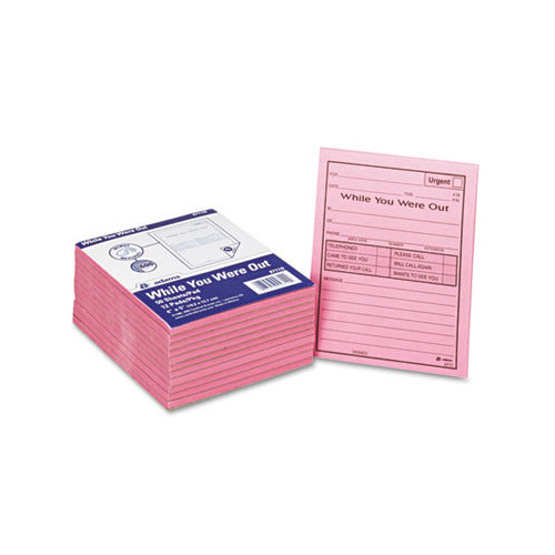 "While You Were Out" Message Pad, 4 x 5, 3Part, 12/Pack Wayfair