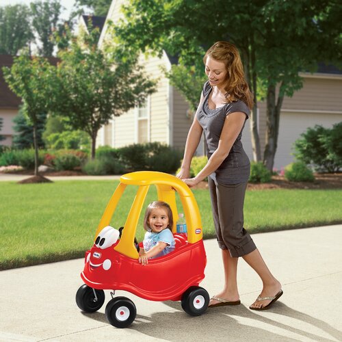 Little Tikes Cozy Coupe Push Car with Trailer