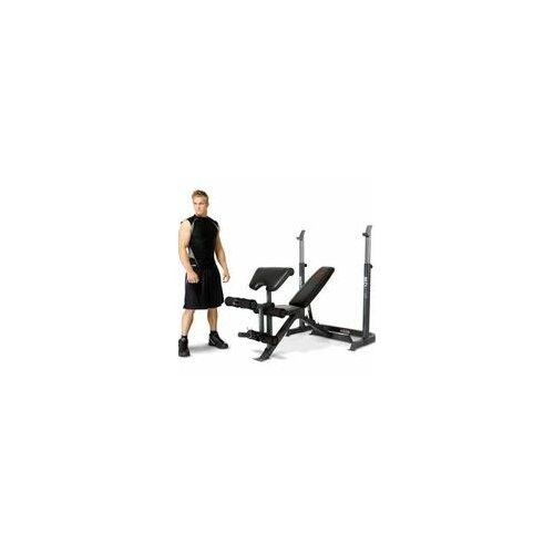 Marcy 2 Piece Mid Adjustable Olympic Bench