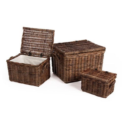 3 Piece Storage Basket Set Wayfair