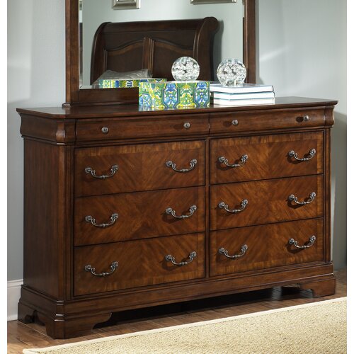 Liberty Furniture Alexandria 8 Drawer Dresser with Mirror