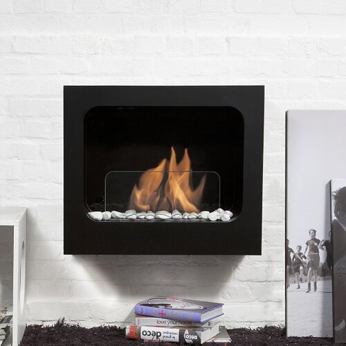 Colombus Wall Mounted Fireplace by Bio Blaze