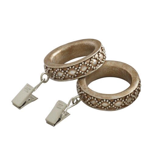 Croscill Anastasia Decorative Curtain Clip Rings