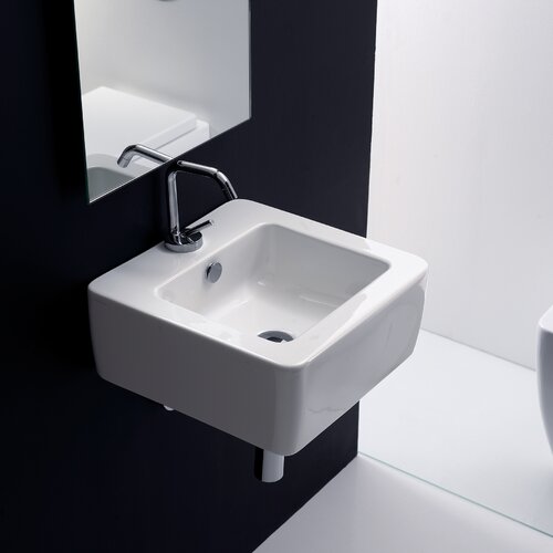 Kerasan Ego Wall Mounted / Vessel Bathroom Sink by WS Bath Collections