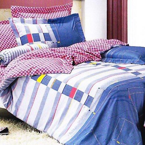 Jean 4 Piece Duvet Cover Set by Le Vele