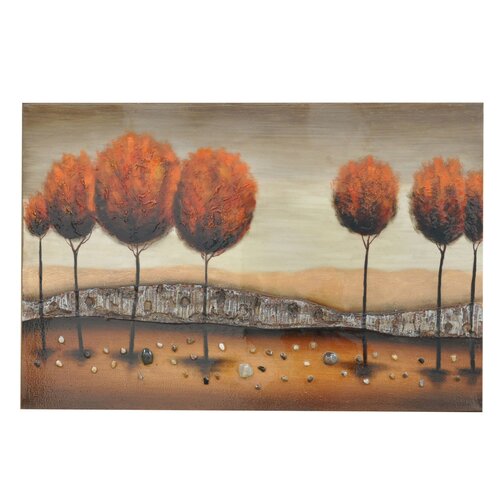 Crestview Collection Austin Painting Print on Canvas